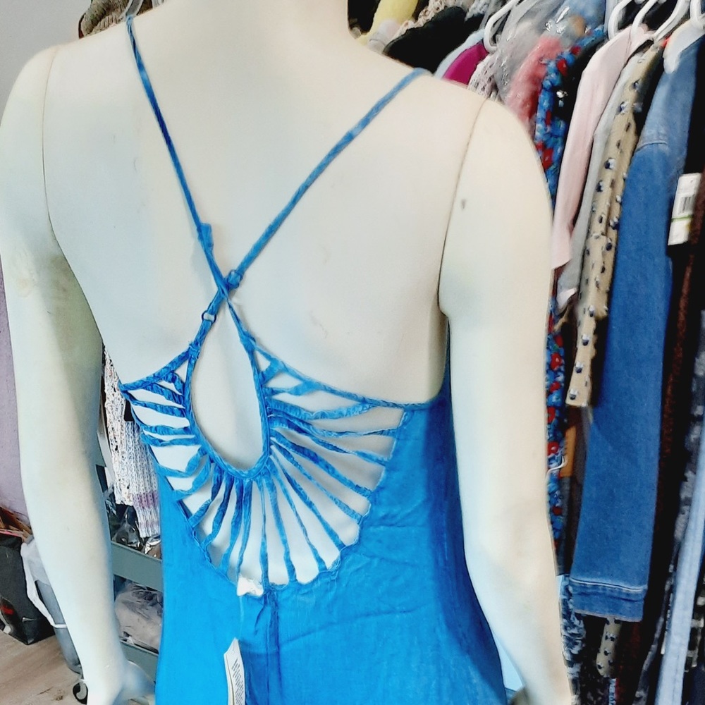 NEW Maxi Tie Dye Beach Dress - Picture 15 of 15